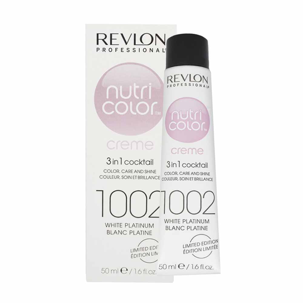 Revlon Nutri Color Creme für Echthaar - 1002 White Platinum - 50 ml