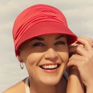 Christine Headwear bonnet solaire - B.B. Bella - 244 Raspberry Red